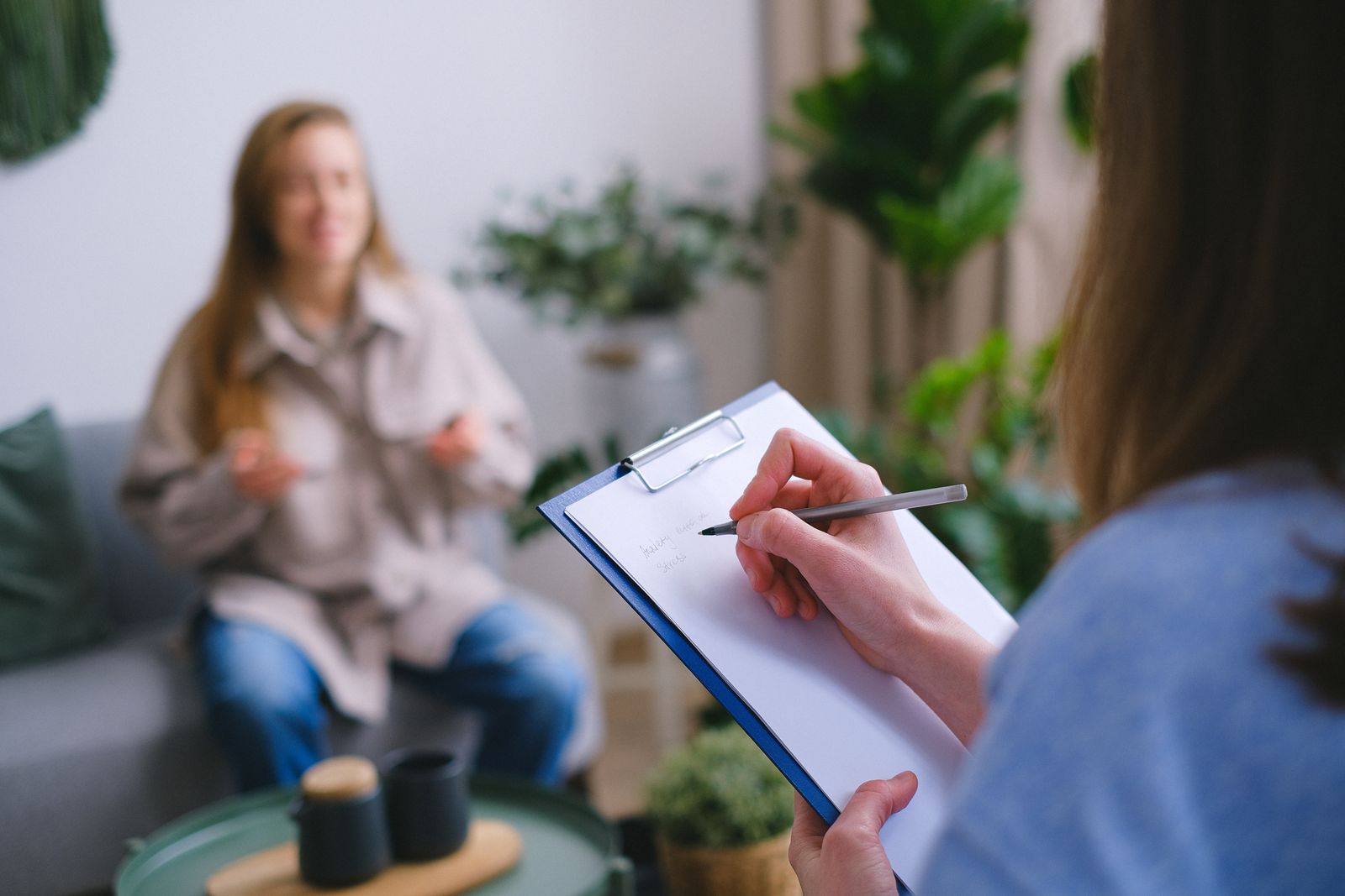 Terapeutické sezení v příjemném prostředí